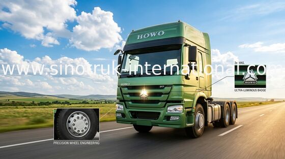 Camión LHD 6X4 Euro2 420HP ZZ4257V3241W del tractor de SINOTRUK HOWO