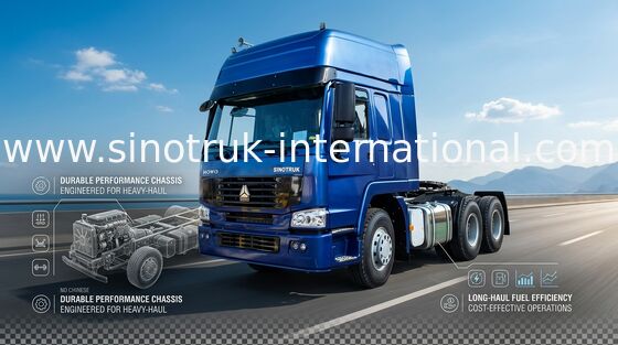 Camión LHD 6X4 Euro2 371HP ZZ4257S3241W del tractor de SINOTRUK HOWO