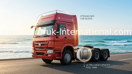 Camión SINOTRUK HOWO LHD 4X2 Euro2 371HP ZZ4187S3511W del tractor