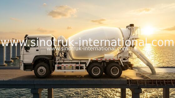 SINOTRUK HOWO 6×4 10 ruedas camión mezclador de hormigón 400 HP de alta eficiencia LHD