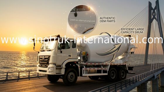 Camión comercial del mezclador concreto, remolque Euro2 336HP 6X4 LHD del mezclador concreto