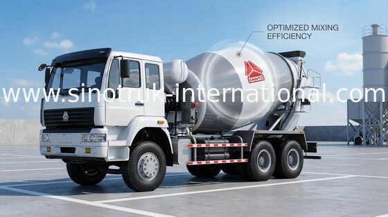 Eficacia corriente concreta industrial durable del vehículo 8×4 del mezclador alta