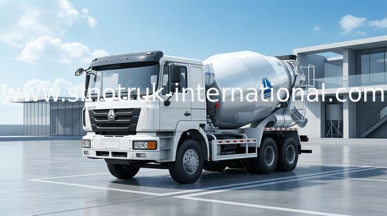 Del móvil camión de mezcla 10CBM 290HP del mezclador concreto del equipo del cemento semi