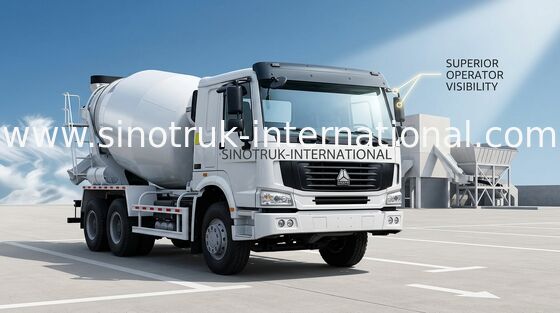Camión SINOTRUK HOWO 12CBM 336HP 6X4 LHD ZZ1257N4048W del mezclador concreto