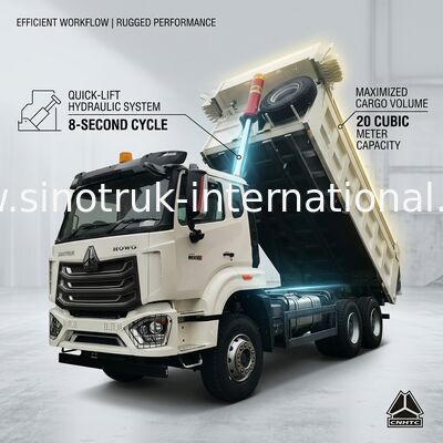 Construcción Howo 6x4 camión de descarga con tirador RHD Drive