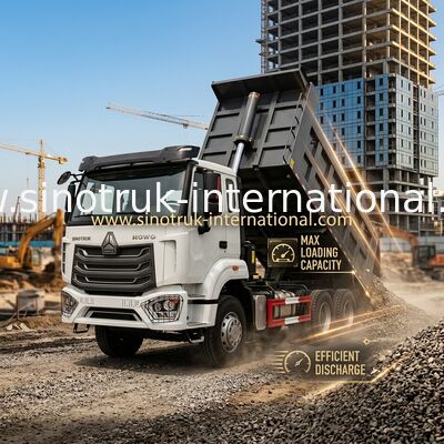 SINOTRUK HOHAN Howo tirador camión de descarga Chasis Weichai Motor 6 × 4 LHD ZZ3257V384JB1 Modelo