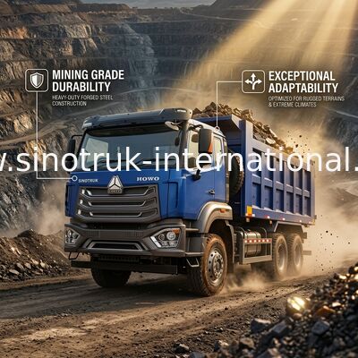 Camión con remache SINOTRUK HOHAN 371HP 10 ruedas LHD 40 toneladas 20-30CBM ZZ3317N356JB1
