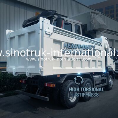 Sinotruk camión de descarga de basura nuevo 6 × 4 Nx 20CBM blanco con lonas automáticas