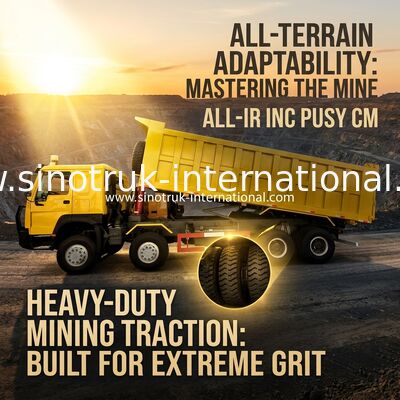 Sinotruk Howo camión de descarga con tirador 400hp 8 × 4 50-60 toneladas Lhd 12 ruedas bandeja grande