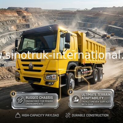 Sinotruk Howo tirador camión de descarga Weichai 380hp 10 ruedas 6 × 4 Rhd 20CBM