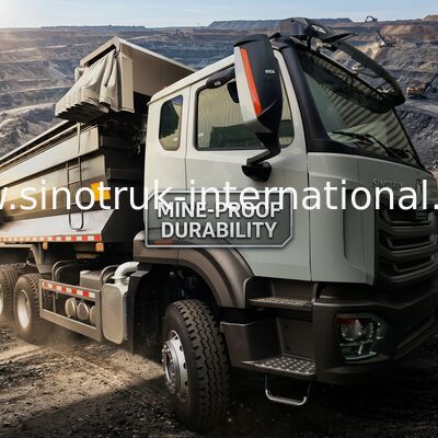 SINOTRUK HOWO LHD 6×4 10 ruedas camión de descarga tipo U para extracción de 40 toneladas