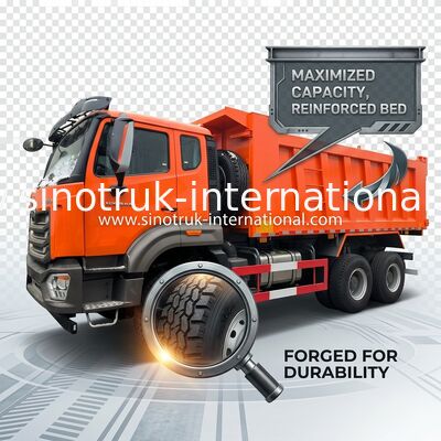 Sinotruk Hohan Camión de descarga con tirador N7 6 × 4 10 ruedas 380 CV Lhd o Rhd