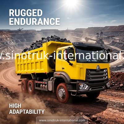 Sinotruk tirador camión NX 6 × 4 10 ruedas Weichai 380hp Gran bandeja