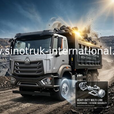 Taxi Tipper Dump Truck LHD 6X4 400HP Diamond Silver de SINOTRUK HOWO N7