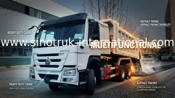 Ruedas de SINOTRUK HOWO Tipper Truck 6X4 336HP LHD 10 25 toneladas de ZZ3257N3847B1