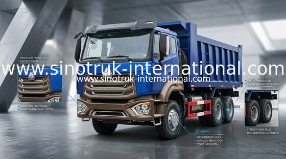 Camión volquete del euro 2 371hp Howo 6x4 para la construcción