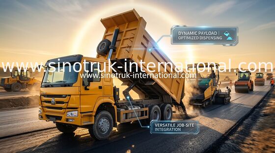 Rey amarillo Mine Dump Truck del euro 2 HOWO 30 toneladas de carga