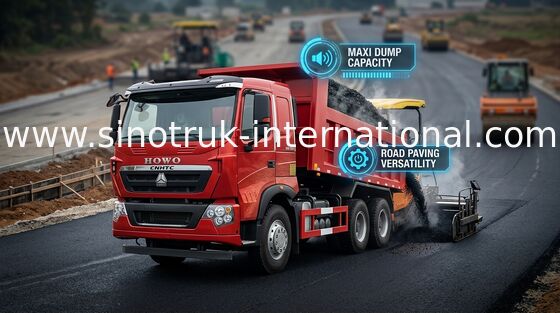 360HP toneladas de Sinotruk Howo 6x4 de LHD 30 - 40 del camión volquete de Howo de volquete de International del camión