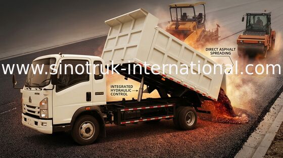 4×2 Rhd 8 toneladas de descargador Tipper Truck 116hp para minar usando