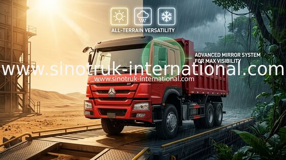 Camión volquete 6x4 ZZ3257M4147W de SINOTRUK HOWO 290HP LHD