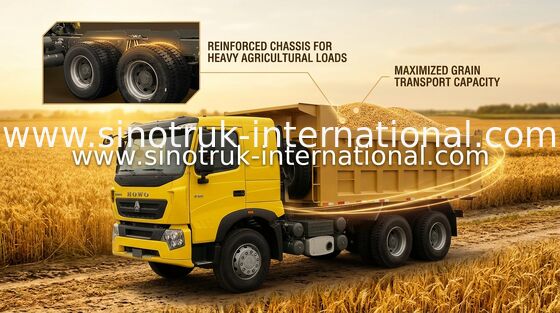 Camión volquete SINOTRUK HOWO A7 371HP LHD 6X4 25 - 40 toneladas para el sector de la construcción