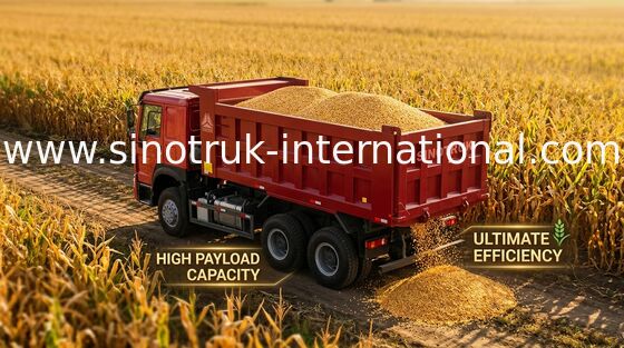 Volquete automático de cargo de 30-40T 5800 * 2300 del camión volquete del transporte mineral * 1500 milímetros