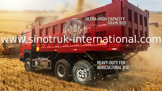 Camión volquete de LHD 6X4 SINOTRUK HOWO con MINI WD615.47 del jugador 30 - 40 motor de la tonelada