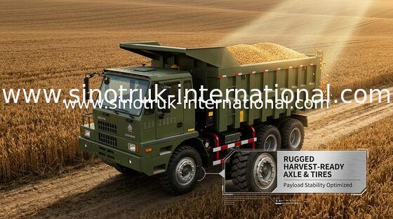 Alto camión de mina del camión volquete de volquete de la capacidad de cargamento SINOTRUK HOWO70 6X4