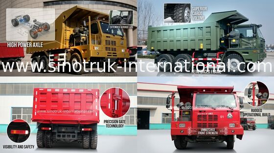 Camión de la eficacia alta LHD 6X4 SINOTRUK HOWO con estándar de emisión del euro 2