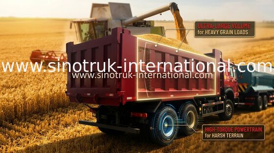 Tonelada 10-25CBM ZZ3257N3647A del camión volquete 6X4 LHD 371HP 25 del volquete de Sinotruk Howo