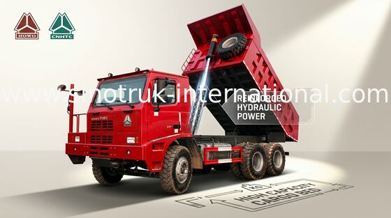 Camión volquete SINOTRUK HOWO 70 10wheels minero 371HP 70tons ZZ5707S3640AJ del volquete