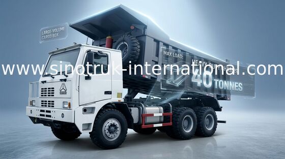 Camión volquete comercial del volquete de HOWO SINOTRUK con alta capacidad de carga