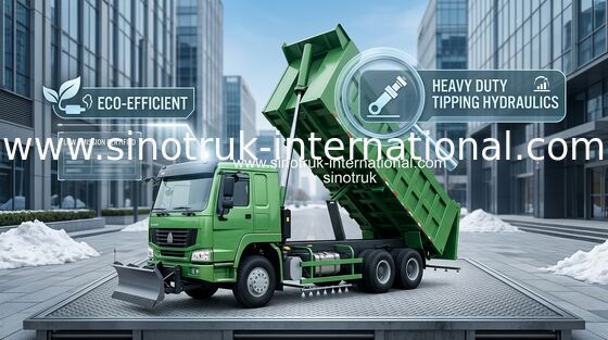 Camión volquete 371HP 8X4 LHD 31-60tons 20-30CBM ZZ3317N3867W del volquete de SINOTRUK HOWO