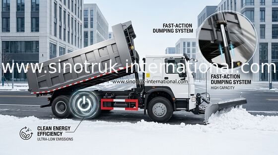 Camión volquete SINOTRUK HOWO 25tons 371HP 10wheels LHD 10-25CBM ZZ3257N3647A del volquete