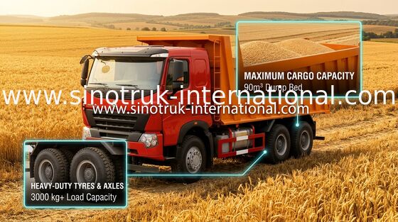 Camión volquete SINOTRUK HOWO A7 336HP del volquete para la minería ZZ3257N3847N1