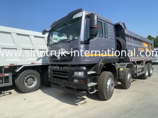 SINOTRUK TX Modelo 400HP 8X4 camión de descarga con tirador Construcción Elevación frontal personalización del cliente