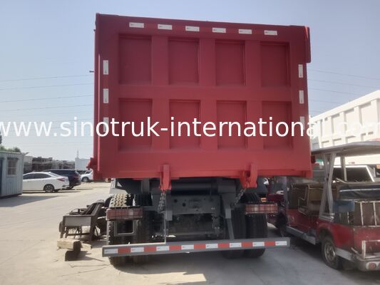 Sinotruk NX Dump Truck con motor de 371 CV, capacidad de 40-50T y tracción 8×4 para transporte pesado Rojo