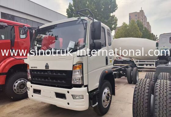 Chasis de camión de carga con volante a la izquierda HOWO 140HP con capacidad de carga de 8-12 toneladas