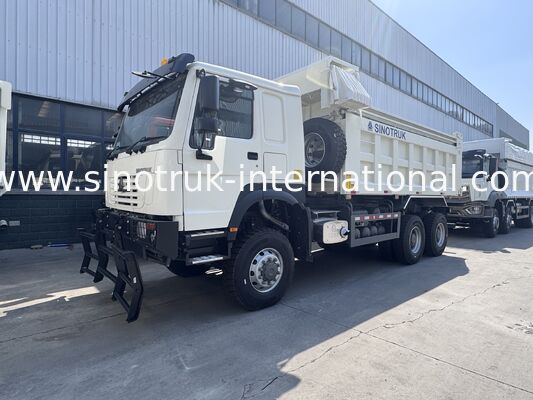 SINOTRUK HOWO Ghost Face Cab 380HP LHD camión de descarga con tirador 6X4