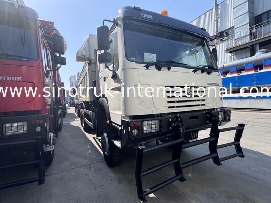 SINOTRUK HOWO Ghost Face Cab 380HP LHD camión de descarga con tirador 6X4