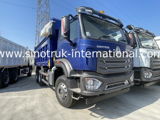 Camión volquete HOWO-NX con motor SINOTRUK de 371 HP, lona eléctrica y caja de carga de acero al manganeso de alta resistencia