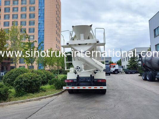 Heavy Duty HOWO 8x4 16m3 Concrete Mixer Lorry 371HP Engine PMP Speed Reducer For Construction