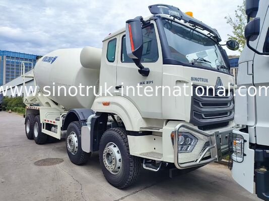 Heavy Duty HOWO 8x4 16m3 Concrete Mixer Lorry 371HP Engine PMP Speed Reducer For Construction