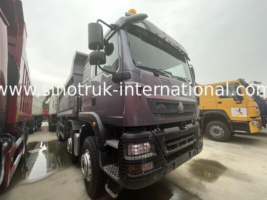 Peso pesado HOWO TX 8X4 camión de remate 400HP doble 16T eje trasero doble 9,5T gris