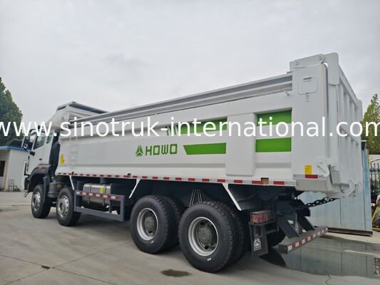 HOWO 8X4 380HP NX camión de descarga con tapa de lonas RHD
