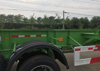 Envase montado camión de la grúa de 3 árboles para el cargamento del uno mismo del transporte