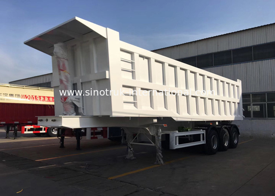 Metal el remolque de la aduana 60T semi, cargador semi bajo para la capacidad de cargamento grande