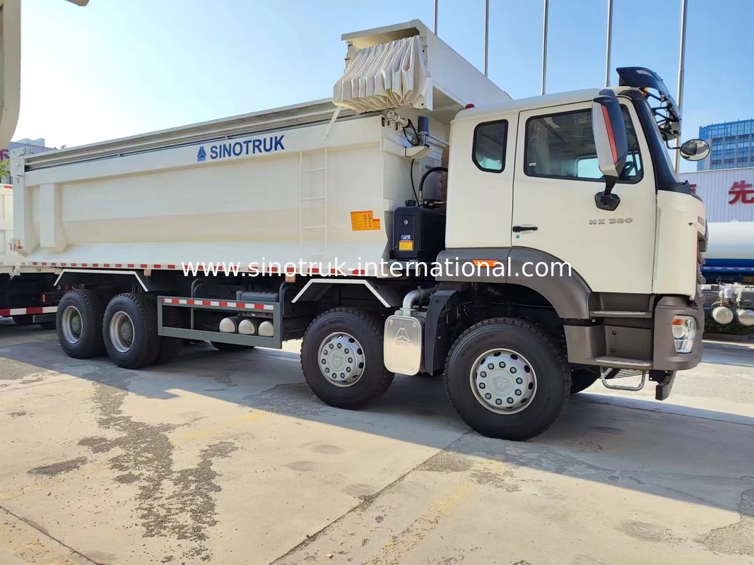 Sinotruk Hohan Nuevo camión N7 6 × 4 10 ruedas 380hp RHD U Tipo de lonas automáticas