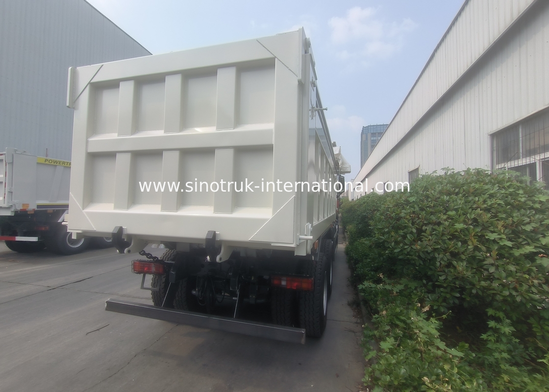 Sinotruk camión de descarga de basura nuevo 6 × 4 Nx 20CBM blanco con lonas automáticas