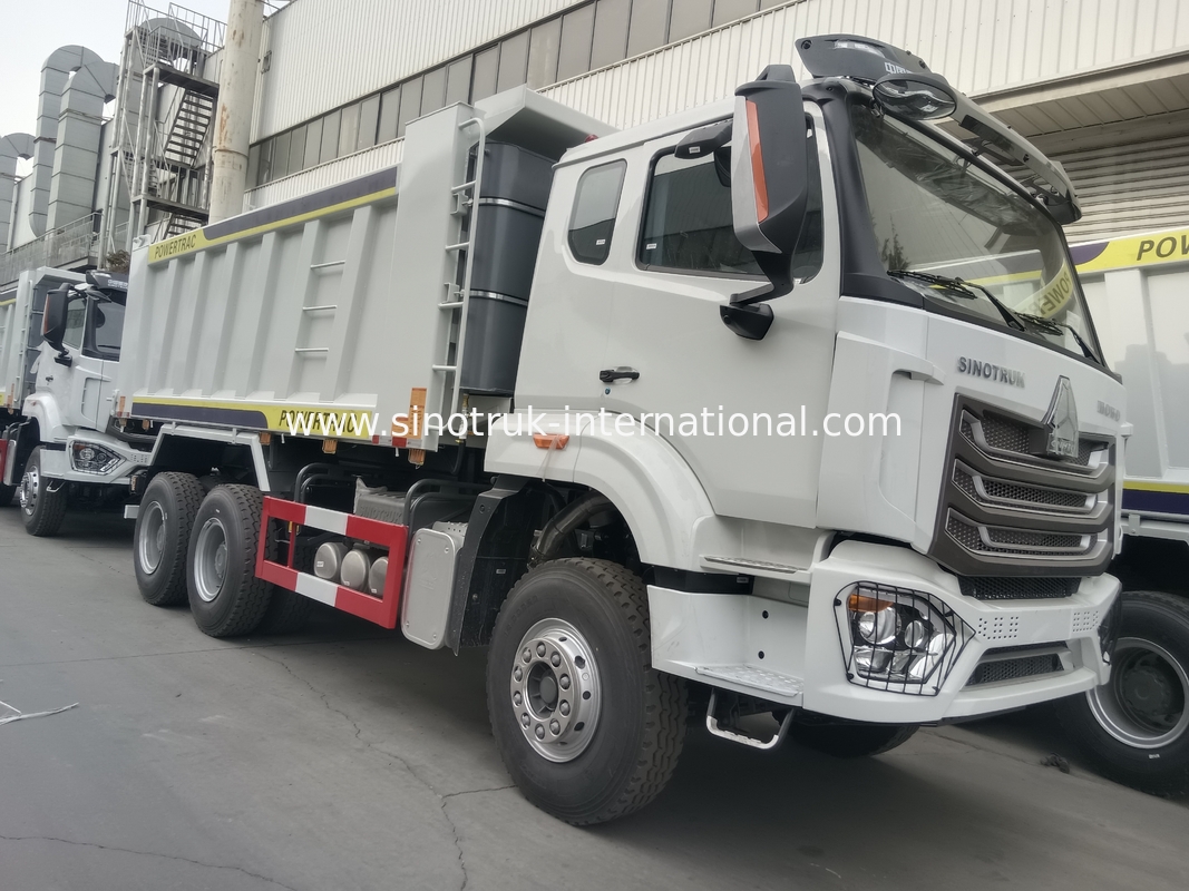 30-40 toneladas RHD 10 ruedas camión de descarga con tirador SINOTRUK Haohan para la construcción Blanco